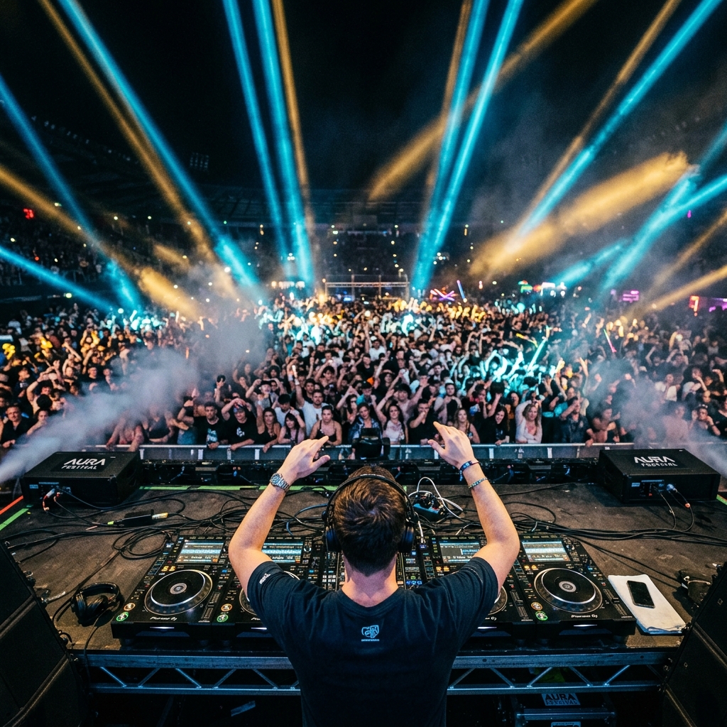 EDM DJ Night - Neon Glow